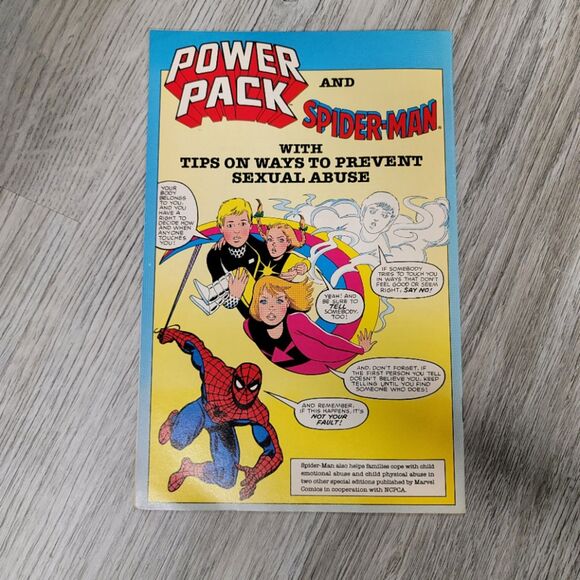 Spider-man and Power Pack Produced for Prevention of Child Abuse Vol1,No.1,1994 - Picture 3 of 3